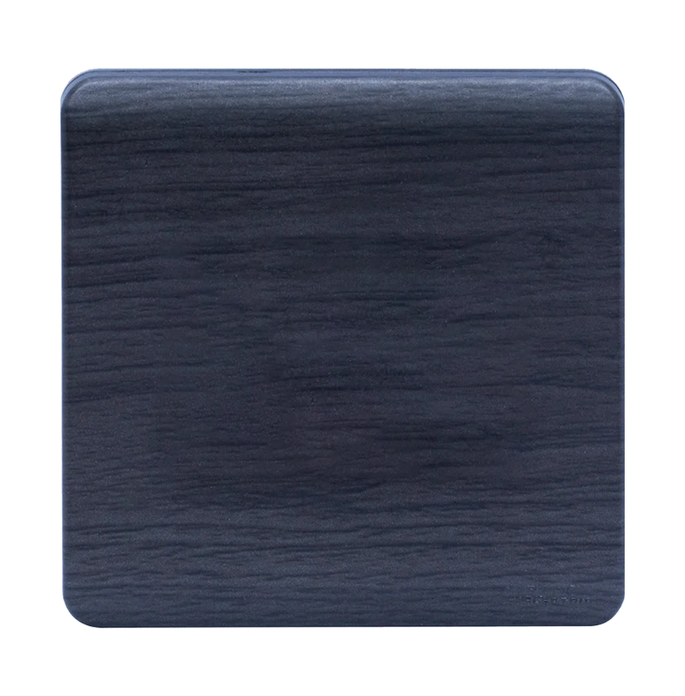 SCINTILLA Blank Plate with Removable Plug B/Matte with Kaluwara Surround