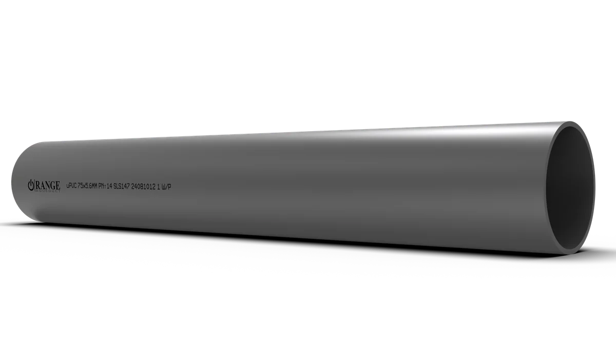 75mm / 1 1/2" uPVC Pressure Pipe PNT14 PE