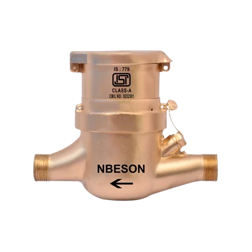 Brass Analog Residential Water Meter, For Domestic ( NBESON )