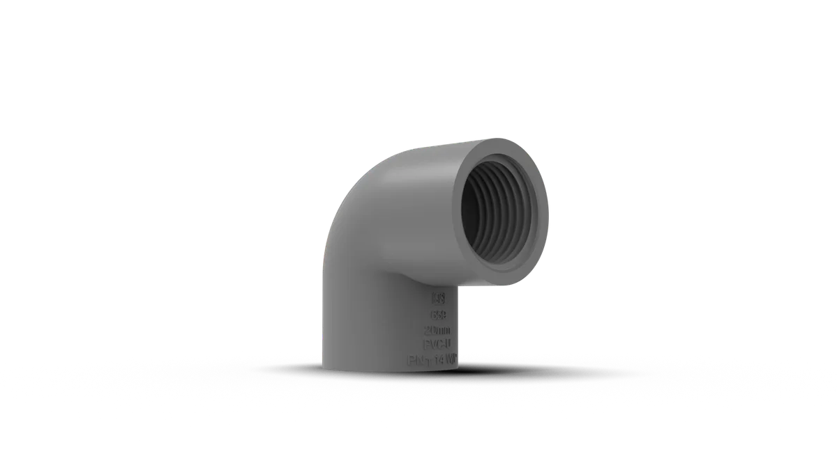 20mm / 1/2" uPVC Faucet Elbow PNT 14