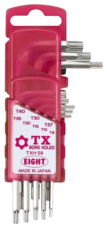 TORX® WRENCH BOREHOLED DOOR HOLDER SET – TXH-S8 ( EIGHT )