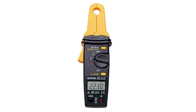 AC/DC Clamp Meter (Mini Size, High Resolution) 223 ( CENTER )