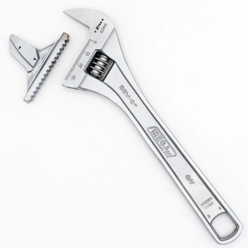 Adjustable Spanner for Nut & Pipe Reversable Jaw 92WR ( IREGA )