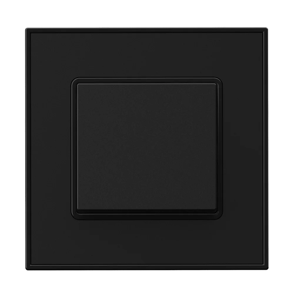 YULE 16Amp. 1Gang 1Way Switch Black