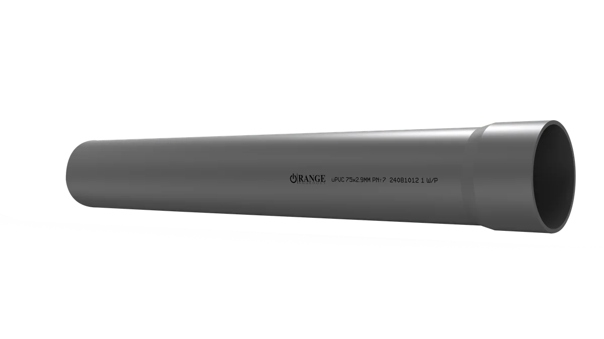 75mm / 1 1/2" uPVC Pressure Pipe PNT7 SS