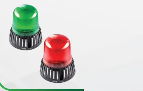 Emas IT Series Green and Red 24V AC/DC Buzzer LED Beacons 120mm