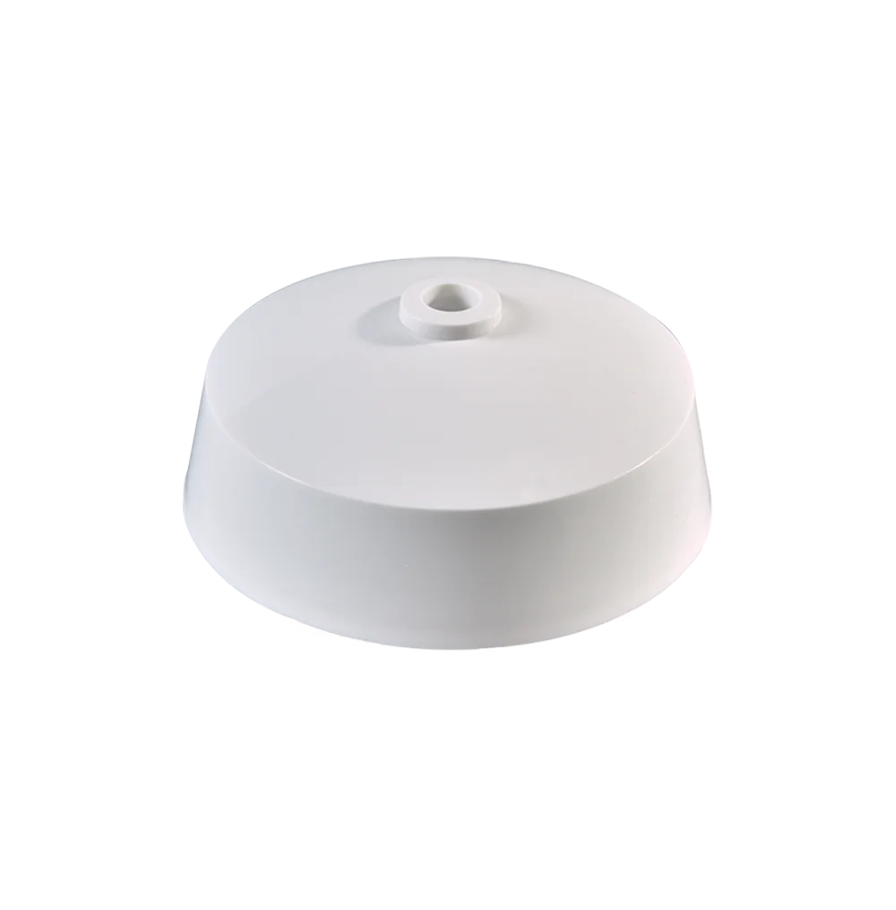 16Amp. 3Terminal Celling Rose with Earth Terminal White