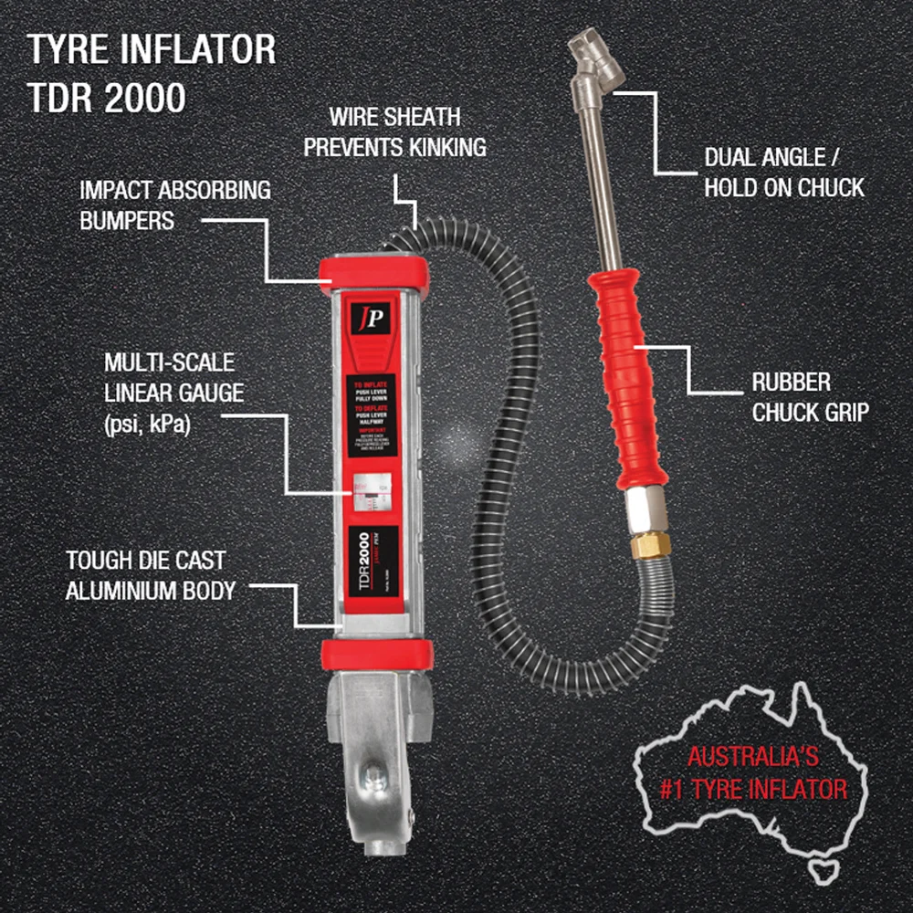 138PSI TYRE INFLATOR – TDR 2000 ( JAMEC PEM )