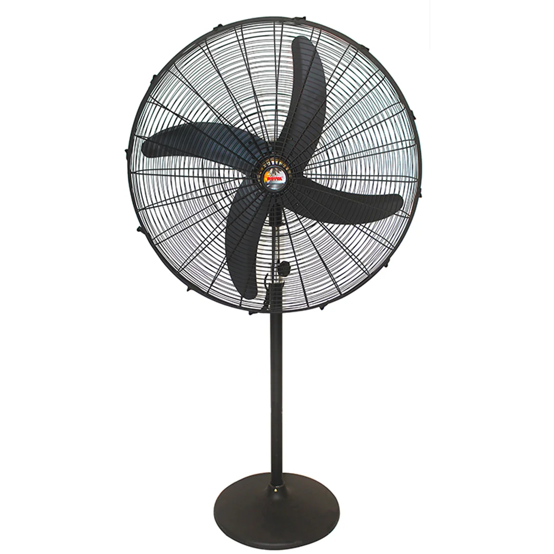 FAN PEDESTAL ROYAL DELUXE BLACK 750MM – 30” – 300W / 1325RPM