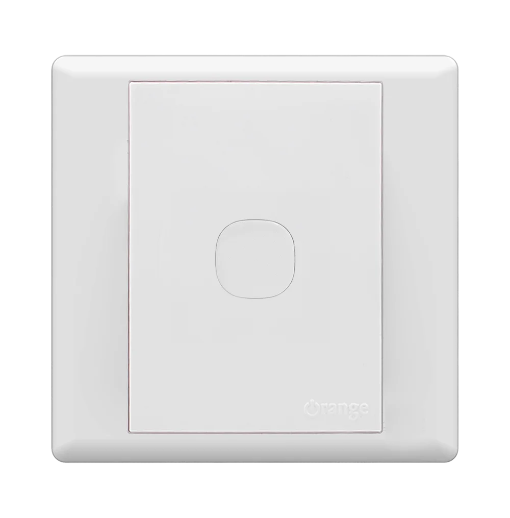 MONACO 1Gang Blank Plate White with WH/Surround
