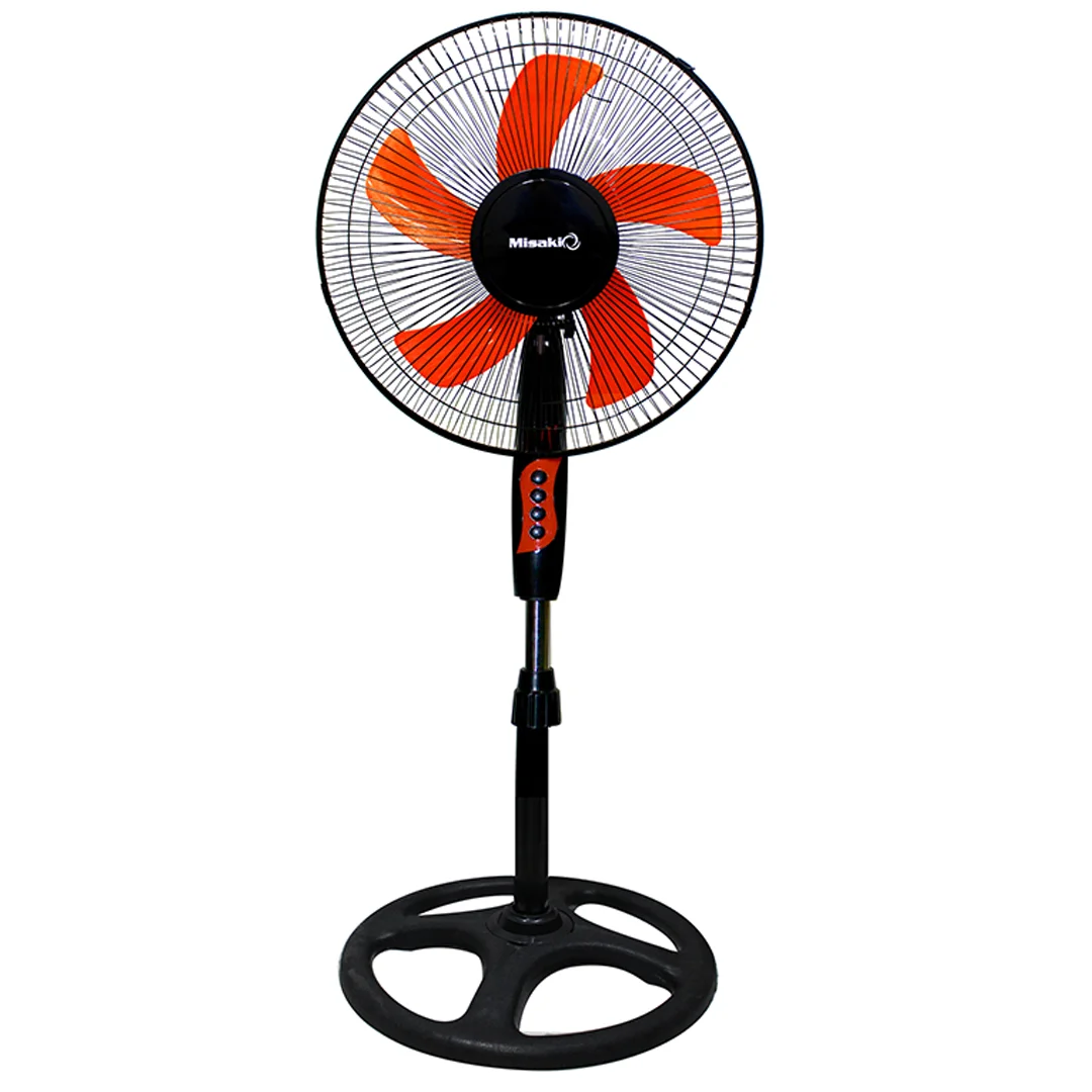 MISAKI STAND FAN 5B BLACK & ORANGE LDS – 40 – 16” 45W
