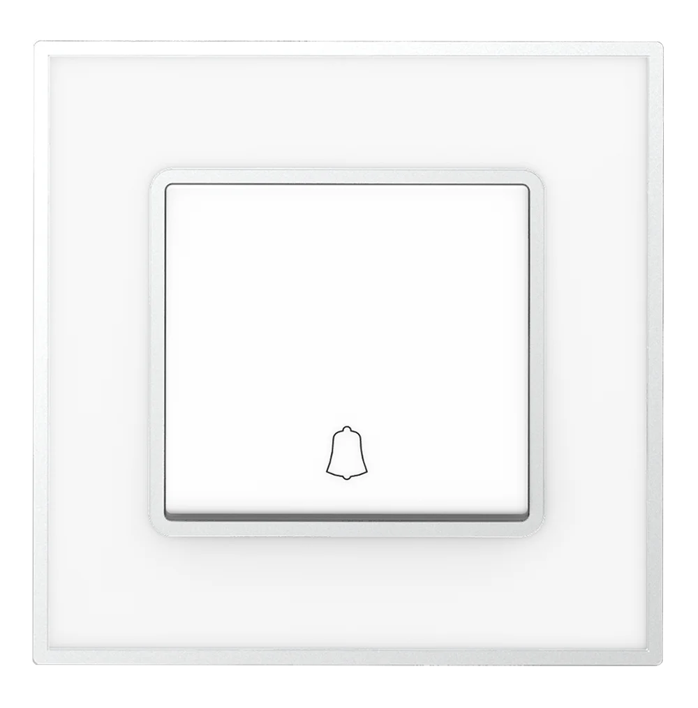 YULE 16Amp. 1Gang 1Way Bell Press Switch White