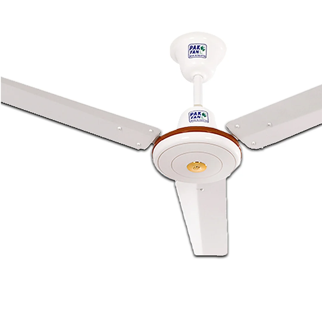 CEILING FAN PAK JAZZ WHITE BROWN RING PAKISTAN 1400MM – 56 – 3B