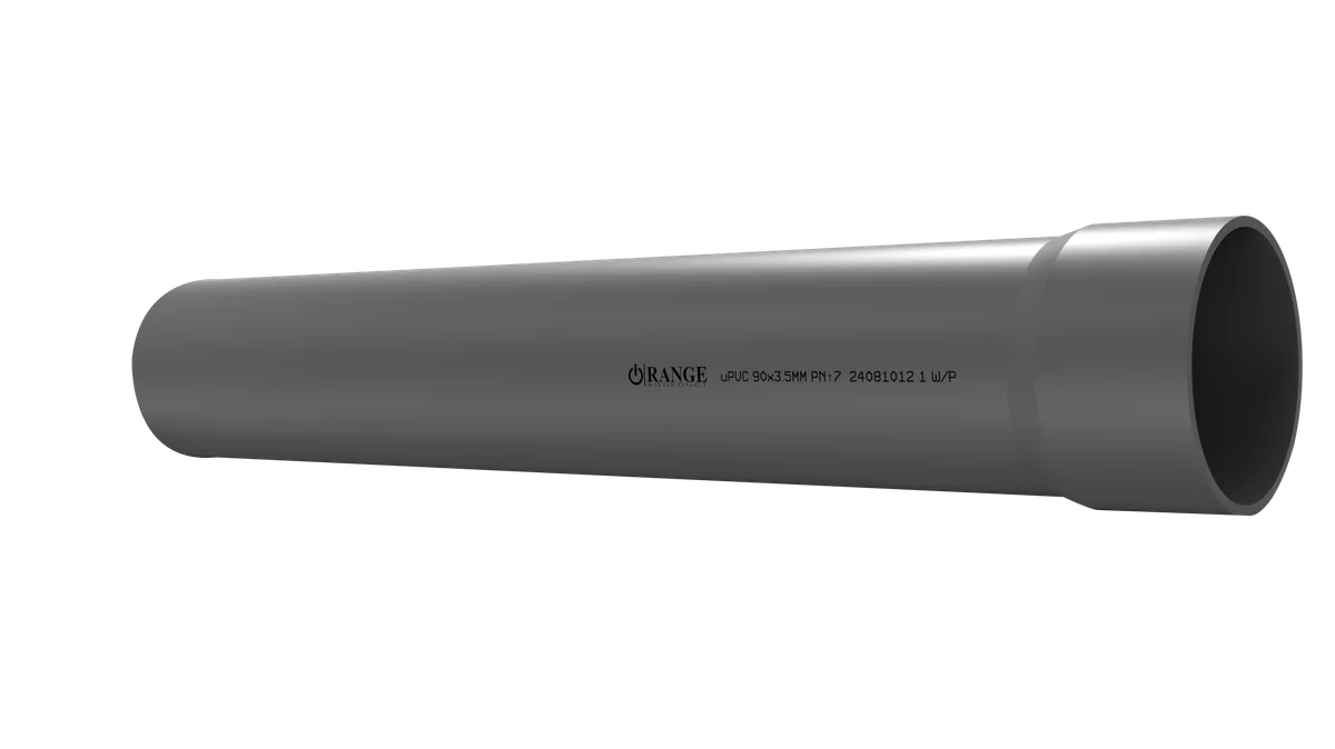 90mm / 3" uPVC Pressure Pipe PNT7 SS