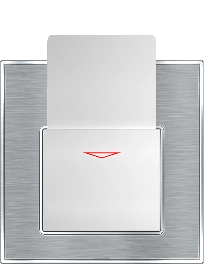YULE 25Amp. Electronic Key Card Switch Silver