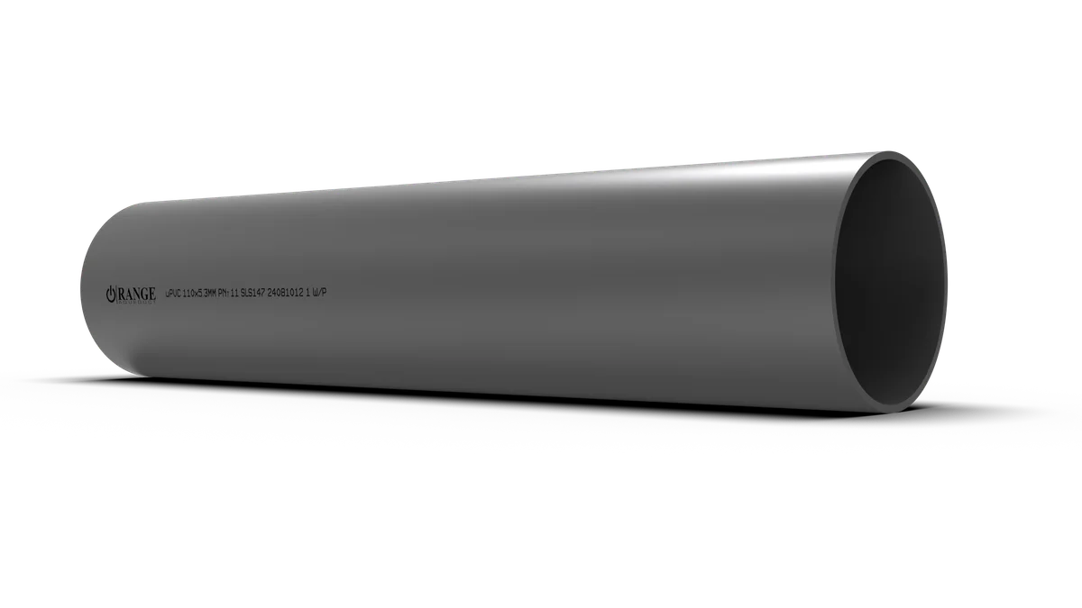 110mm / 4" uPVC Pressure Pipe PNT11 PE