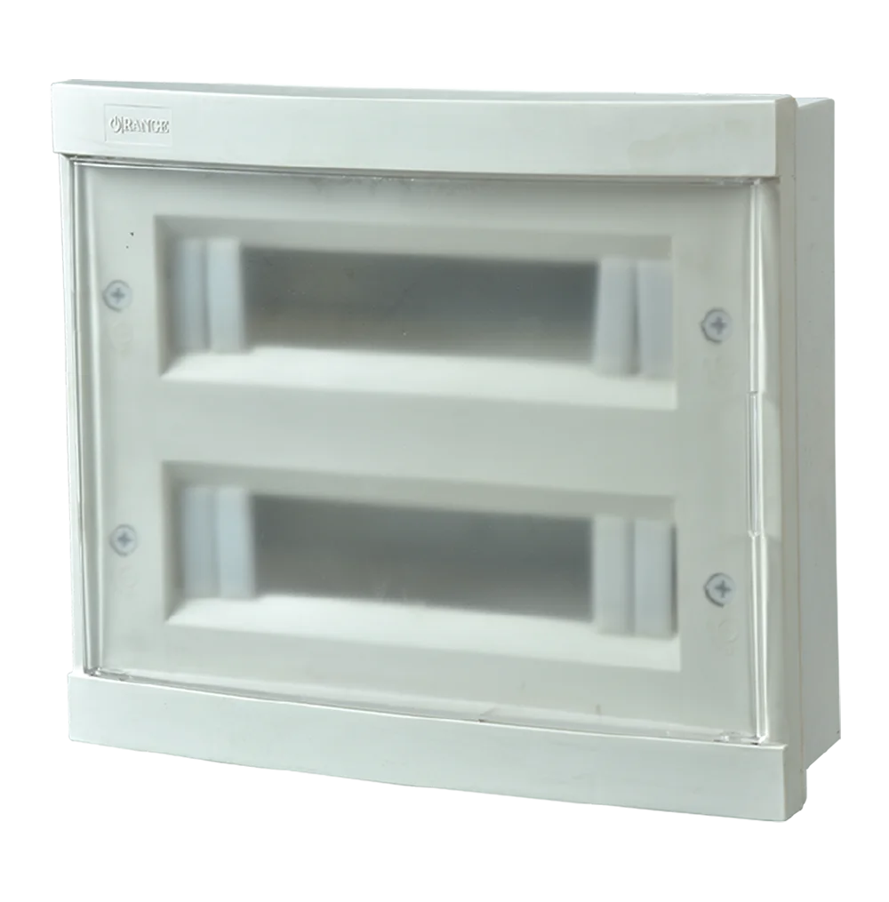 28Way Sunk-Mounting Distribution Box 350x305x77mm (with Screw type Terminals) White