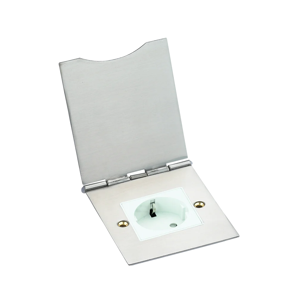 SPARTA Empty 2 Module Desktop Open Flat-Plate with Box 81x102mm - Silver - without modules