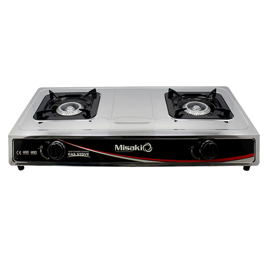 GAS COOKER MISAKI SS DOUBLE 7102