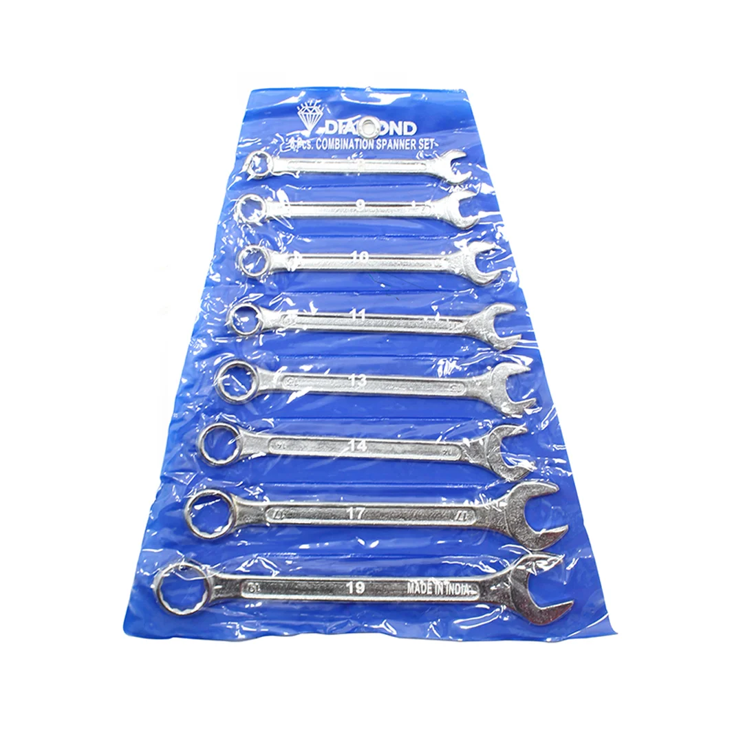 COM.SPANNER DIAMOND 8PCS-INDIA (8-19) mm