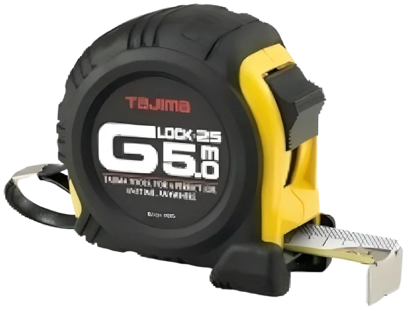 Shock Resistant Measuring Tape 5M/16FT – G LOCK-25 ( TAJIMA )