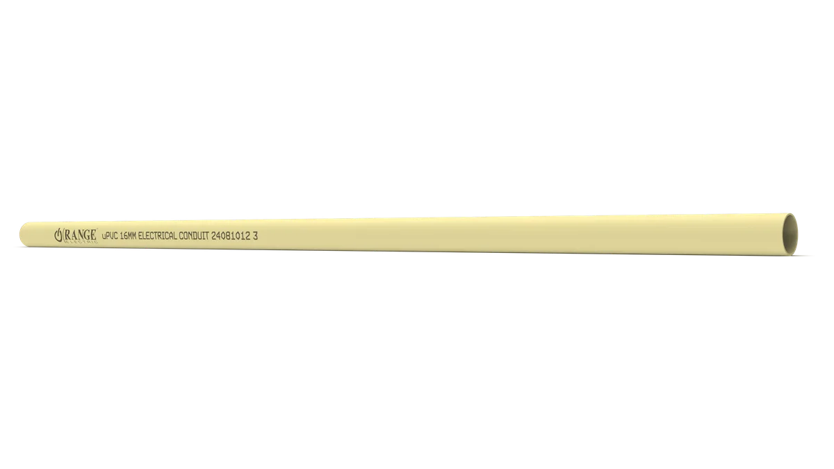 16mm / 1/2" uPVC Conduit Pipe (yellow)