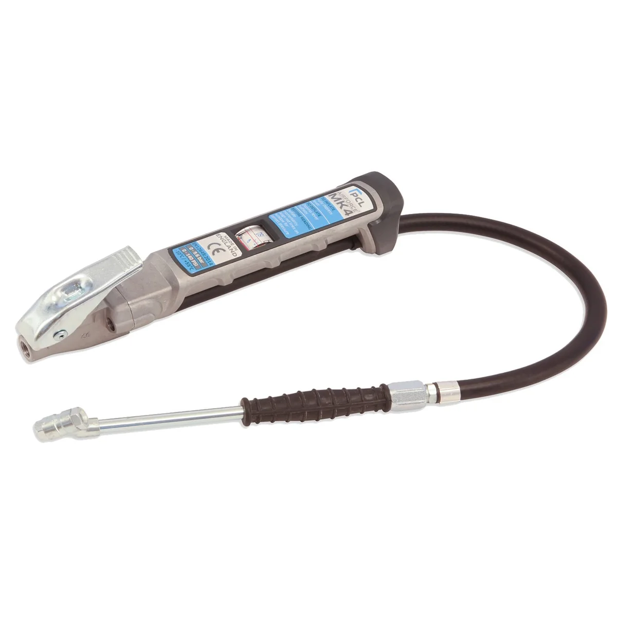 AIRFORCE MK4 Tyre Inflator 0.53m Hose Twin Hold-on Connector ( PCL )