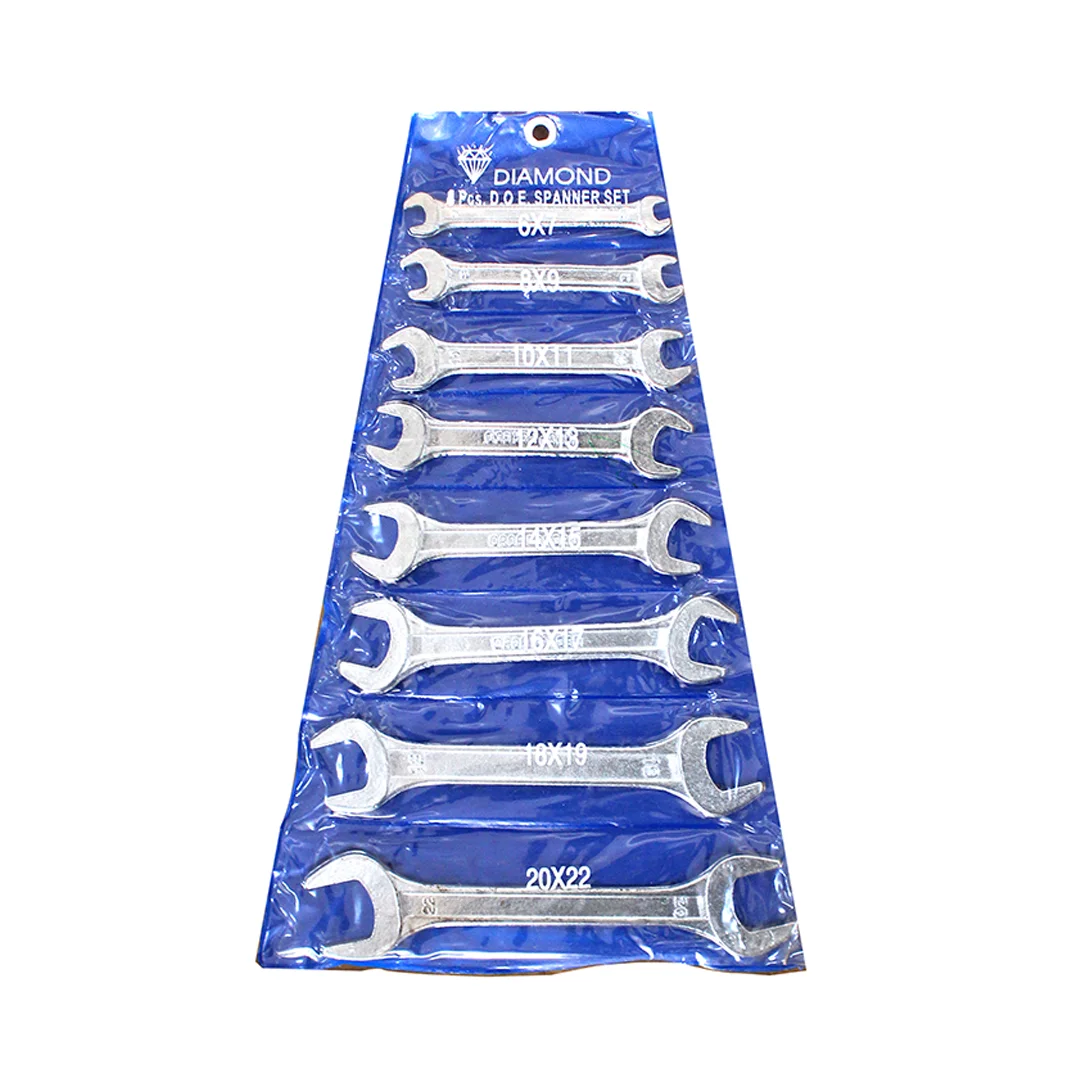 D/OPEN SPANNER DIAMOND 8PCS (6-22) mm