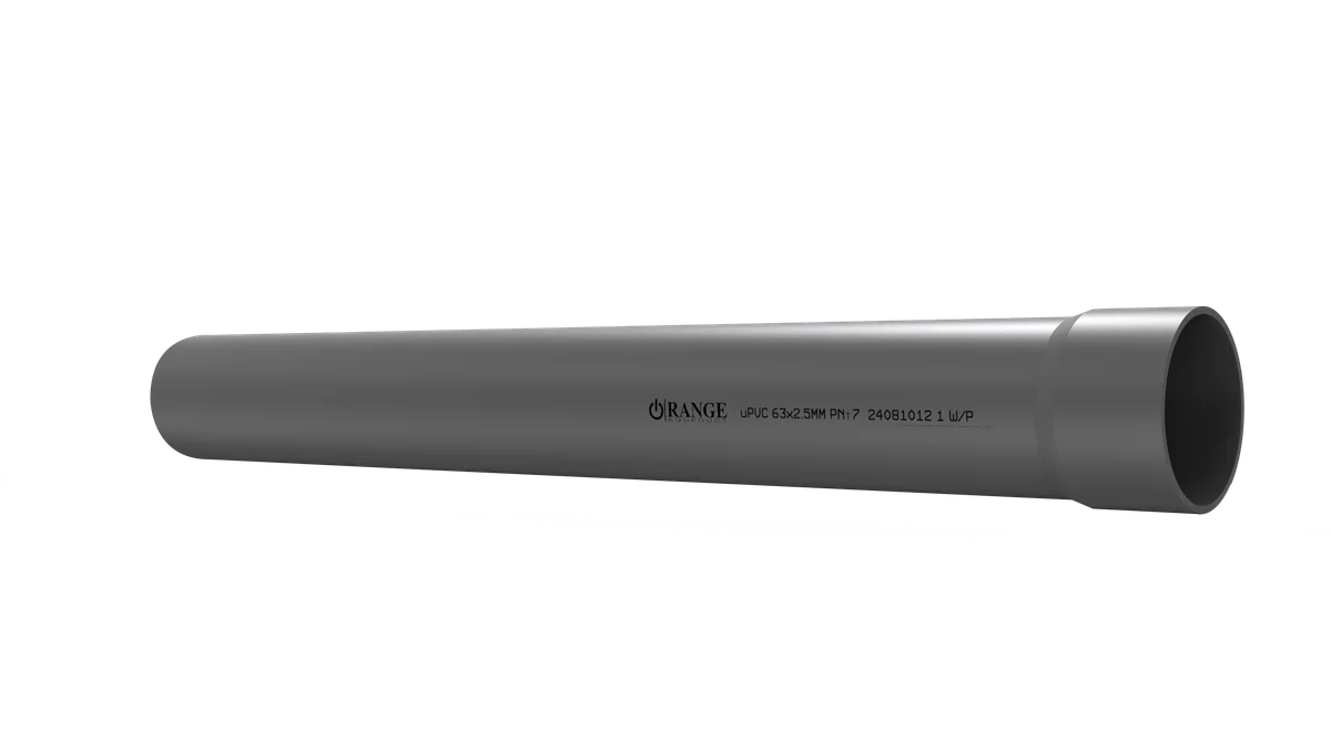 63mm / 2" uPVC Pressure Pipe PNT7 SS