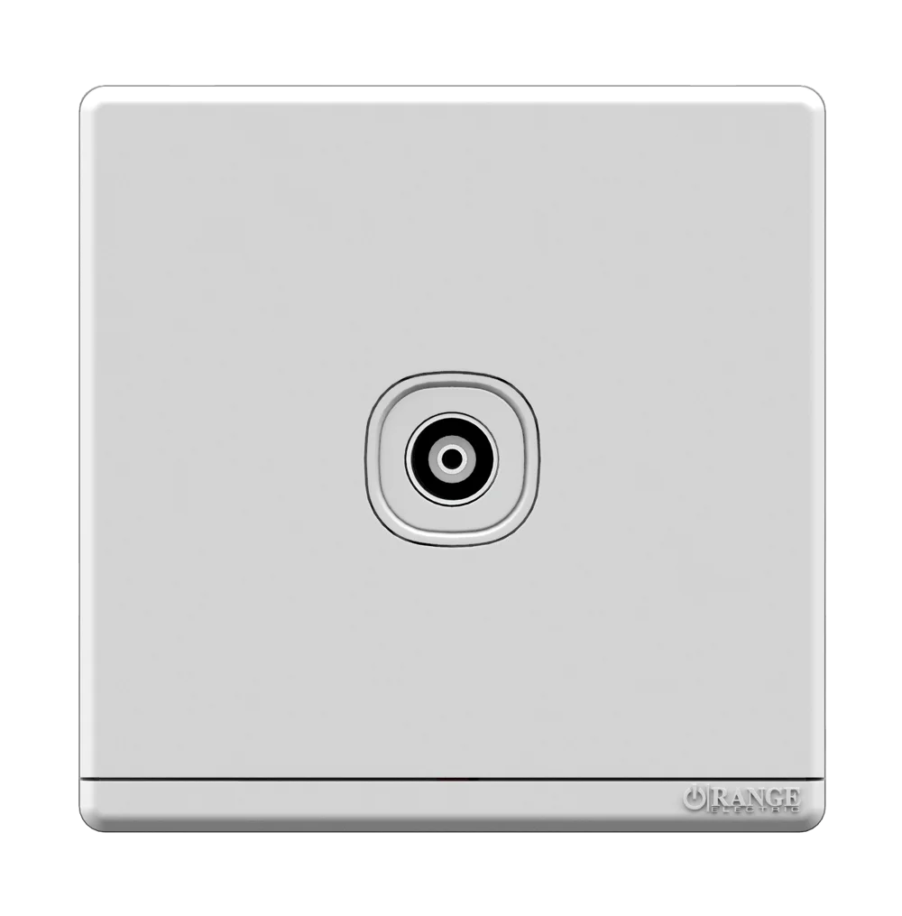 ODESSA 1Gang TV Co-Axial Outlet (75Ohm) White