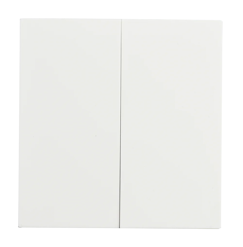 VIRAGO 2Gang 1Way Switch White