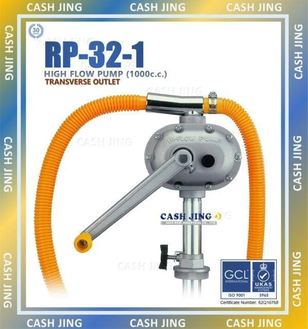 High Flow Hand Rotary Drum Pump – RP-32-1 ( CASH JING )