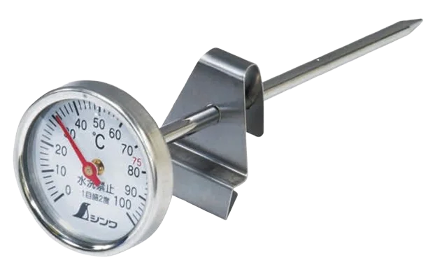 Cooking Thermometer – Dial Stem Type, Stainless Steel ( SHINWA )