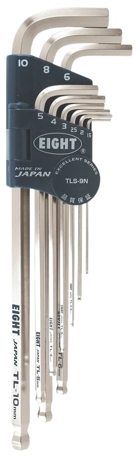BALL END LONG HEX KEY ( ALLEN KEY ) SET – TLS-9NX ( EIGHT )
