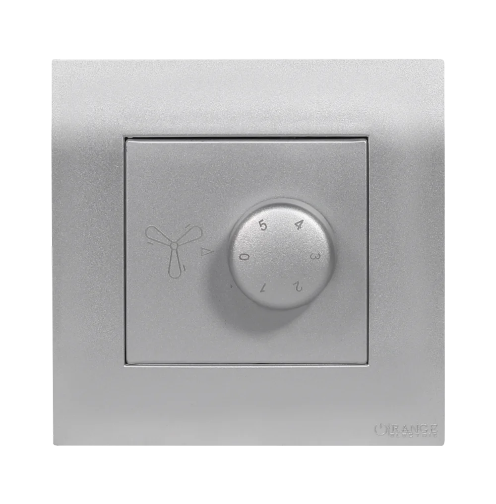 AKOYA 90Watt 5Step Humfree Fan Controller S/Matte with S/Matte Surround