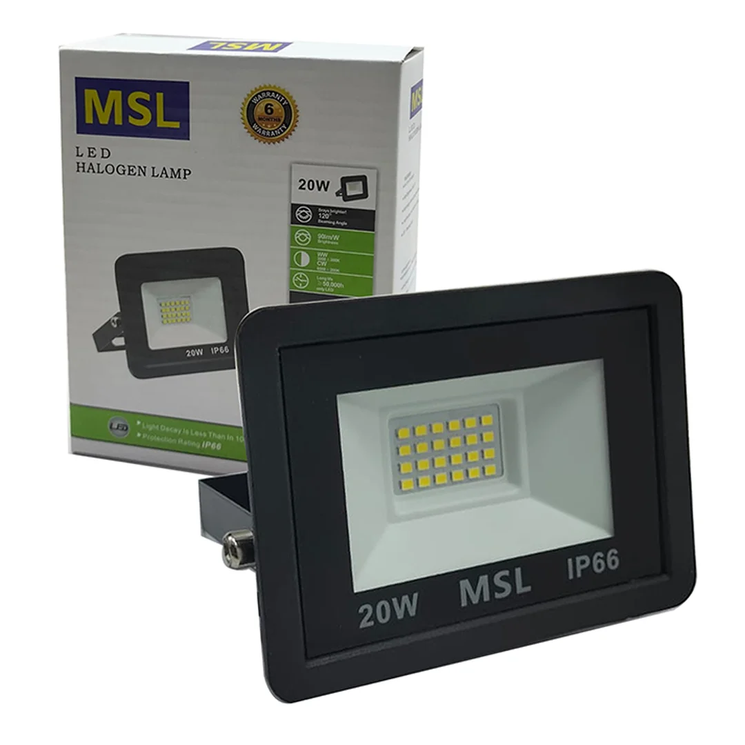 LED HALOGEN FITTING MSL IP – 66 D/L 6500K 10W