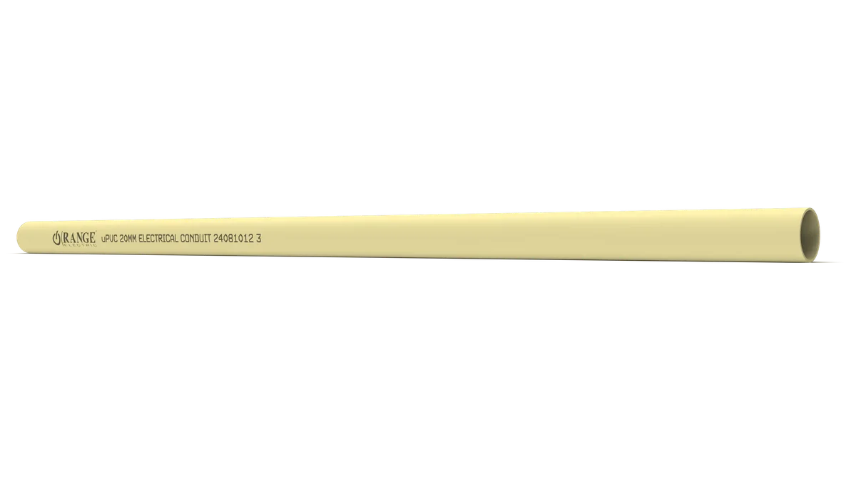 20mm / 3/4" uPVC Conduit Pipe (yellow)