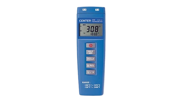 Dual Input Thermometer (Compact Size, Economy) 308 ( CENTER )