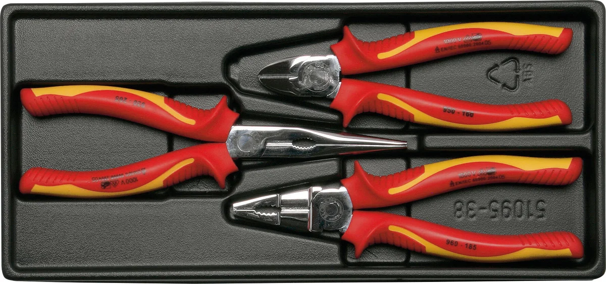 VDE – 1000V Insulated Pliers Set MS-23 ( ELORA )