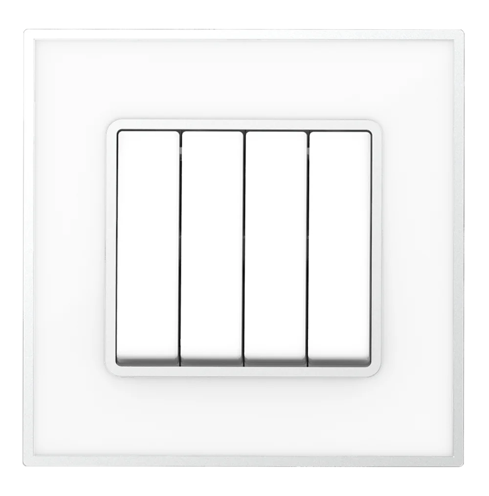YULE 16Amp. 4Gang 1Way Switch White