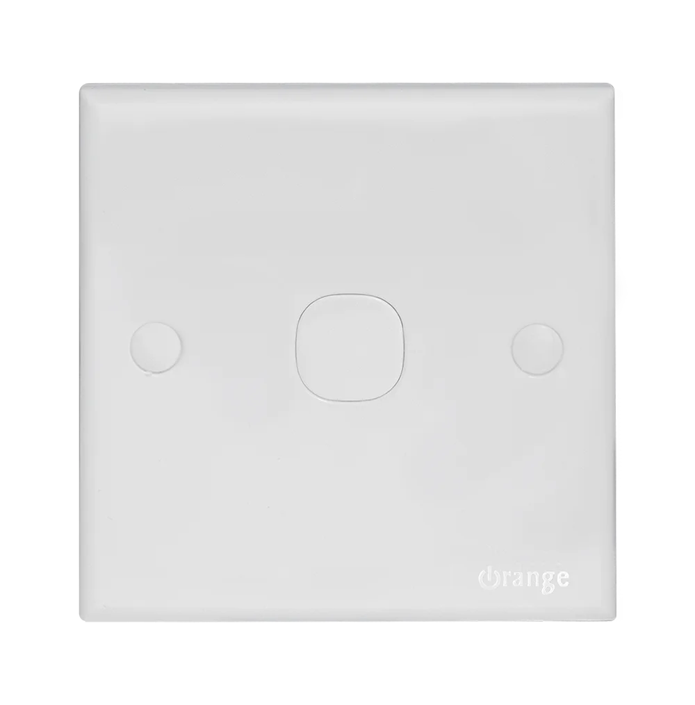 CASABLANCA 1Gang Blank Plate with Removable Plug White