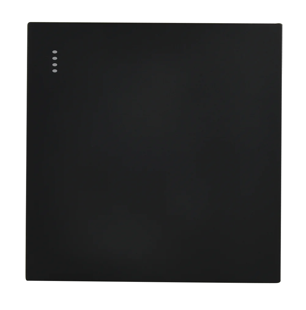 VIRAGO 1Gang 2Way Switch with Indicator Black
