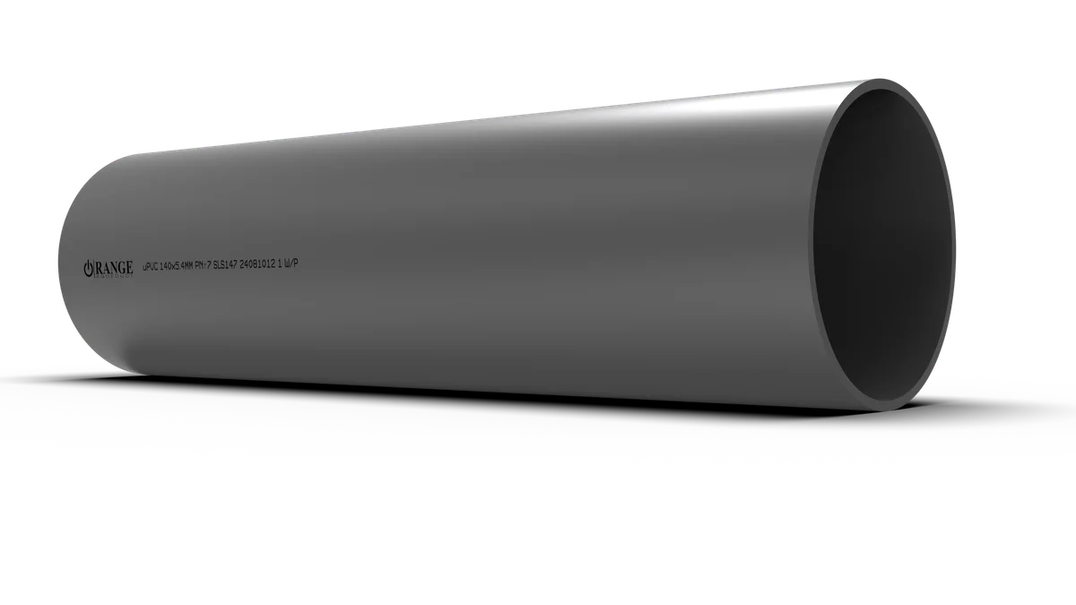 140mm / 5" uPVC Pressure Pipe PNT7 PE