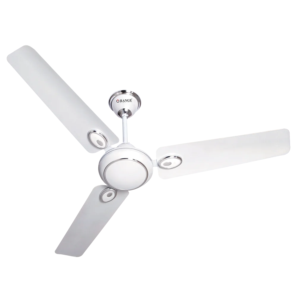 56" Decorative Ceiling Fan 70Watt - Pearl White Silver