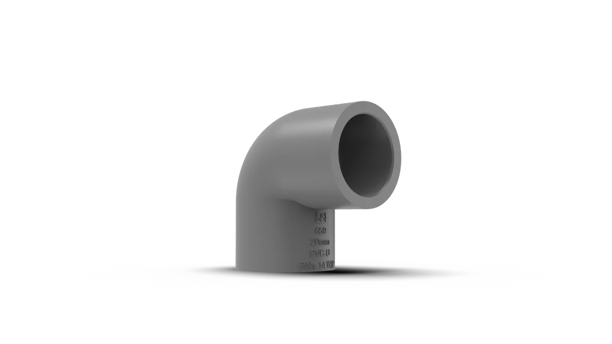 20mm / 1/2" uPVC Elbow PNT 14