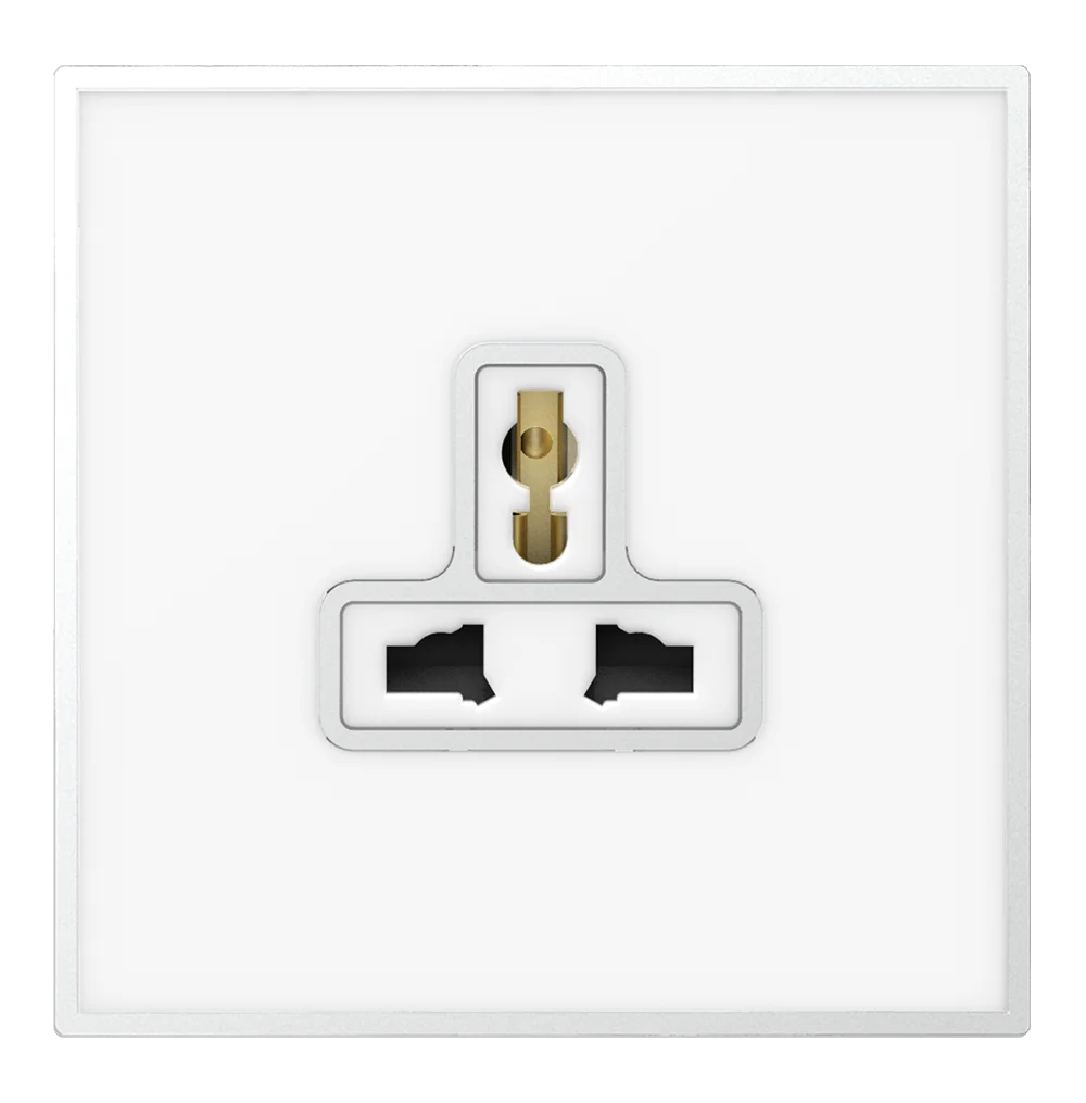 YULE 13Amp. Single Multi Un-Switched Socket Outlet White