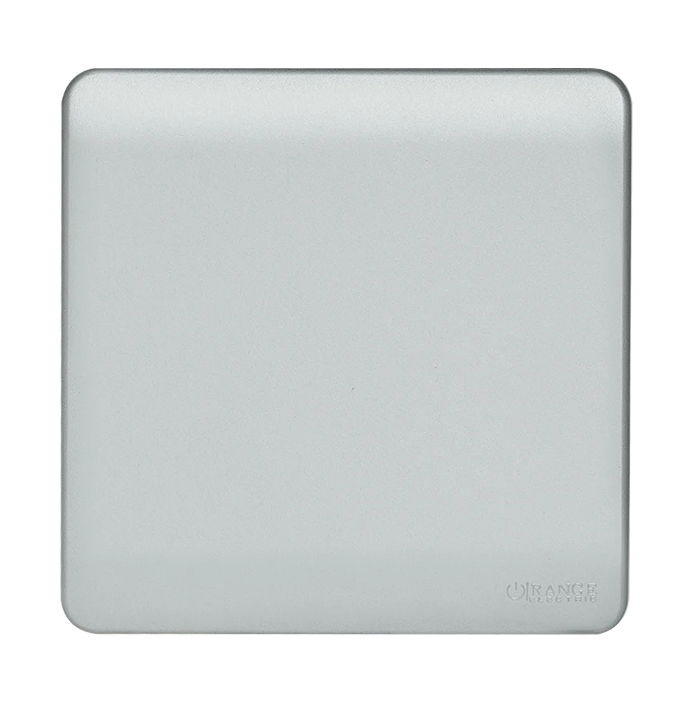 SCINTILLA Blank Plate with Removable Plug B/Matte with S/Matte Surround