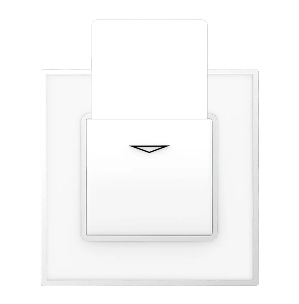 YULE 25Amp. Electronic Key Card Switch White