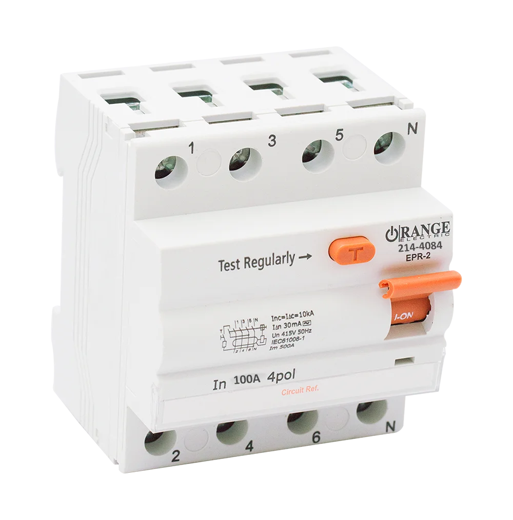 10KA 100Amp. 4Pole 300mA, 240V RCCB