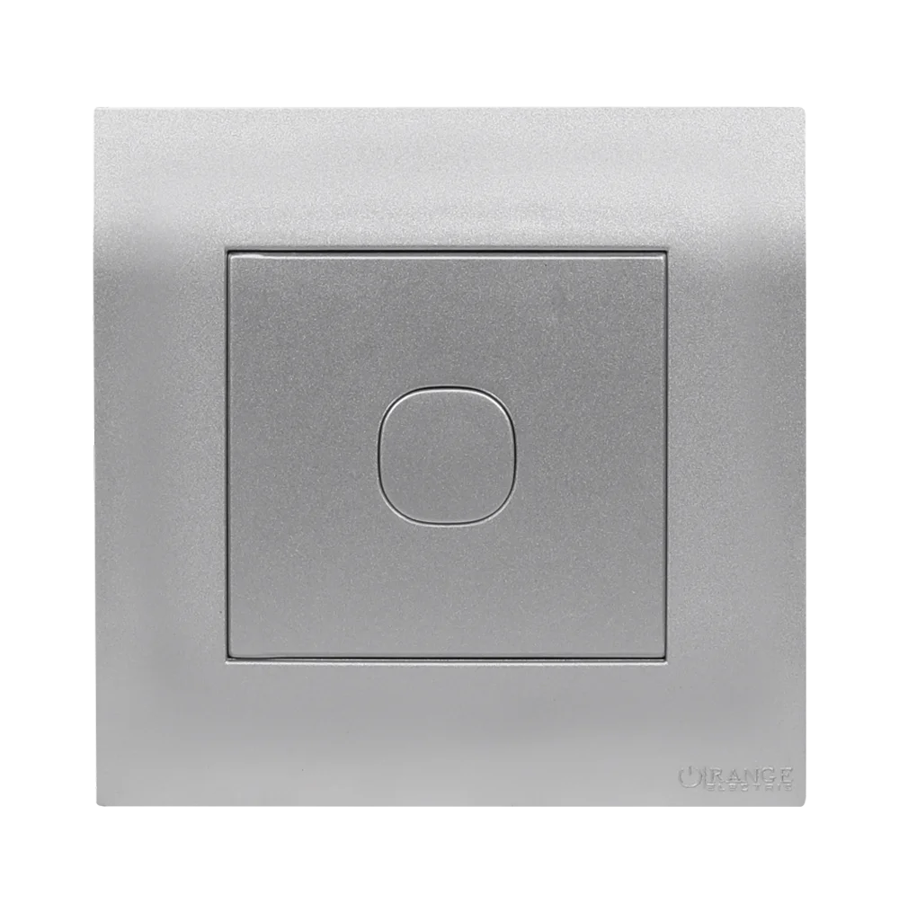 AKOYA Blank Plate with Removable Plug S/Matte with S/Matte Surround